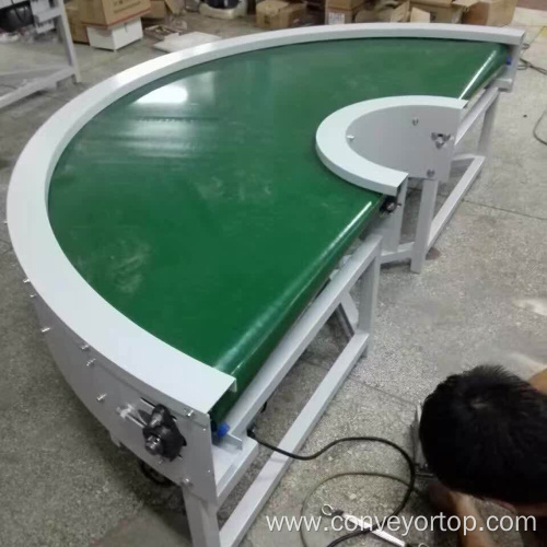 180 Degree Curve Belt Conveyor Turning Table